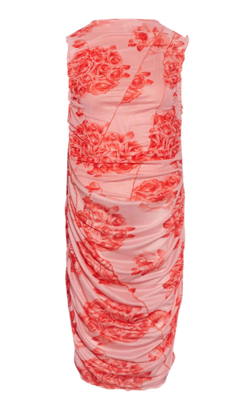 Noella Kjole Sutton Short Rose Print