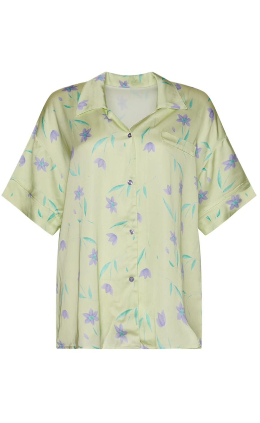 Noella Shirt Micha Offwhite Flowers