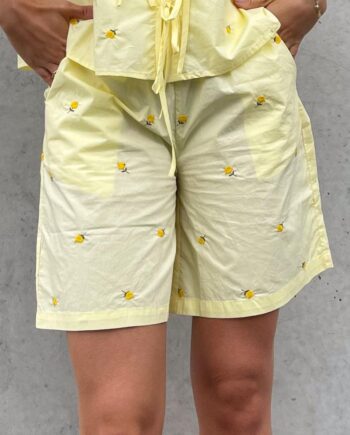 Noella Shorts Asia Pale Yellow    Flower
