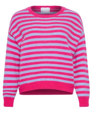 Noella Strik Juliana Knit Pink Blue Stripe