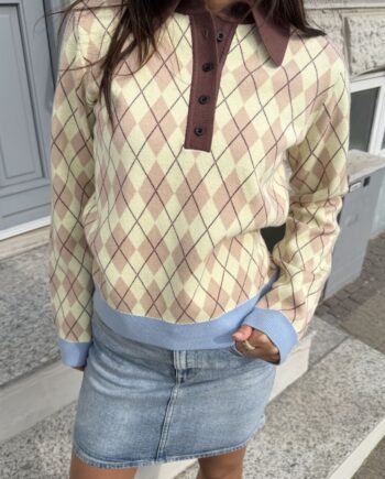 Noella Strik Makayla Diya Yellow Check