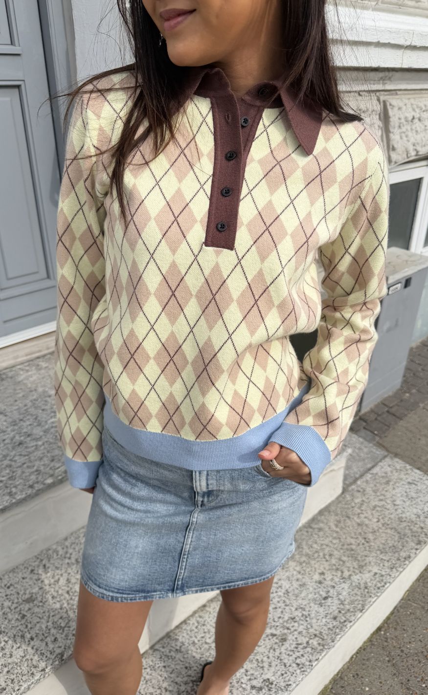 Noella Strik Makayla Diya Yellow Check