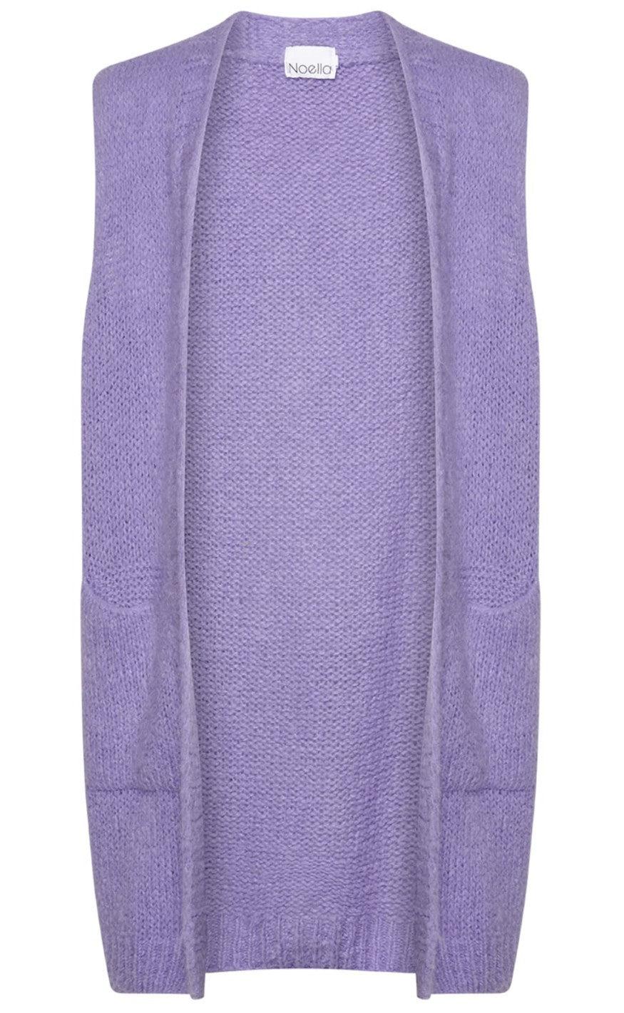Noella Strik Vest Fora Lilac