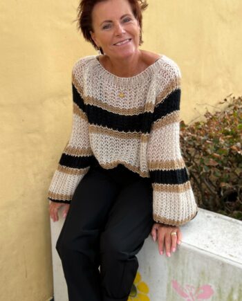 Noella Sweater Pacific Camel Mix