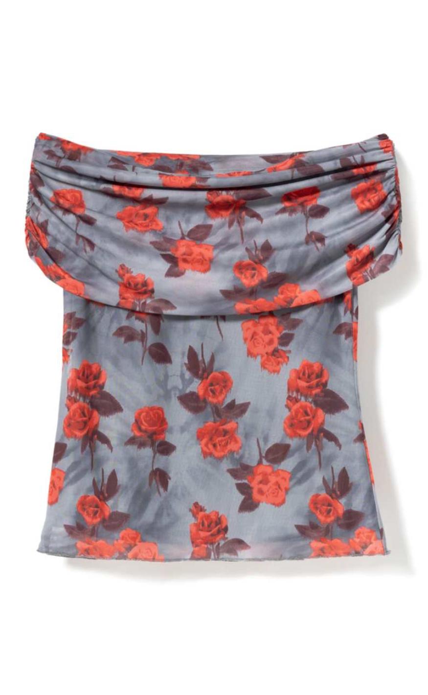 Noella Top Mattie Divinia Blue Print