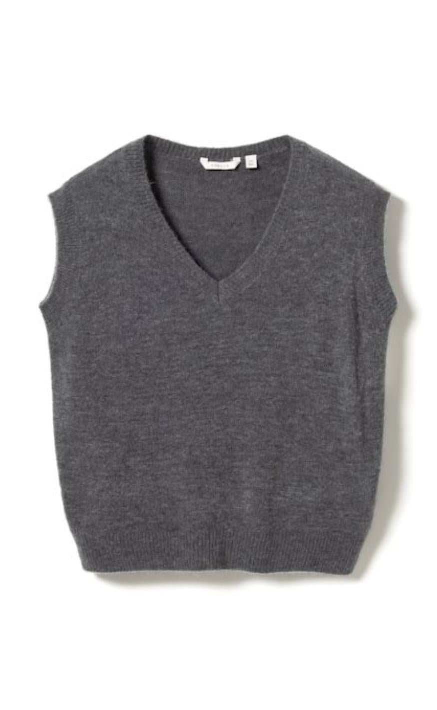 Noella Vest Leatrice Dark Grey Melange