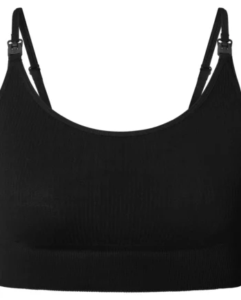 Noppies Mira Sømløs Amme-rib Top Black Xs
