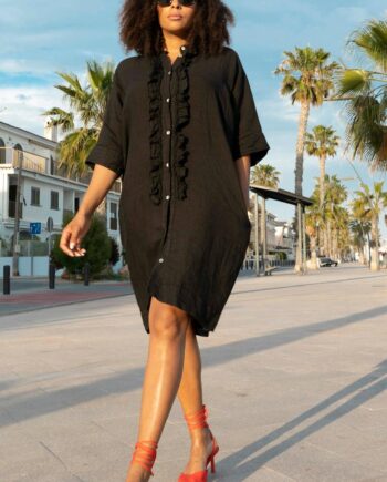 One Two Luxzuz Kjole Olefine Black