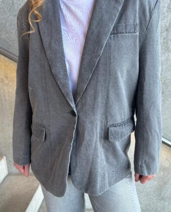 Only Blazer Cory Medium Grey Denim