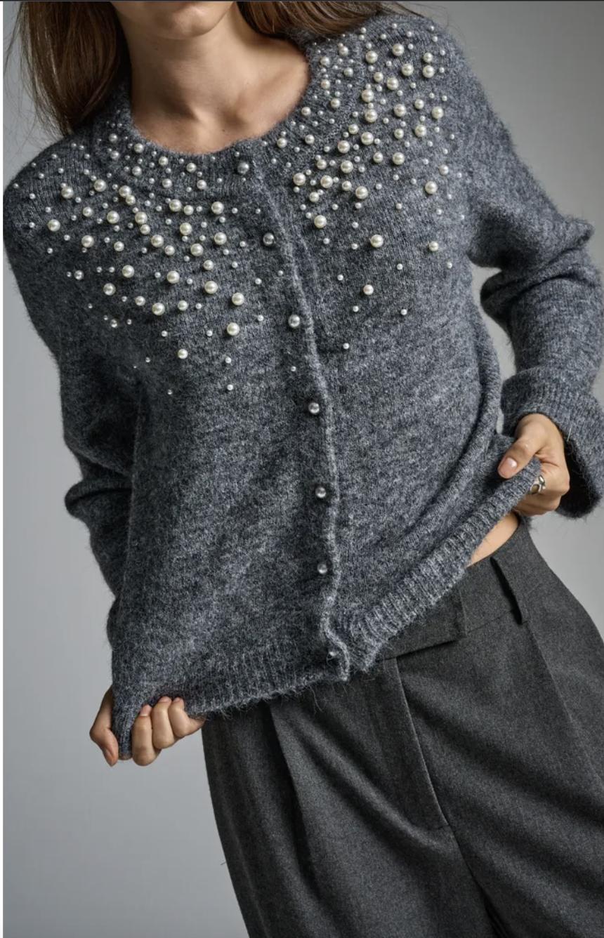 Only Cardigan Miggie Medium Grey Melange