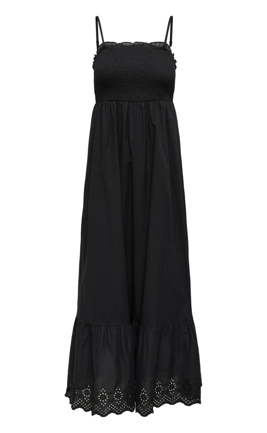 Only Kjole Lou Smock Black