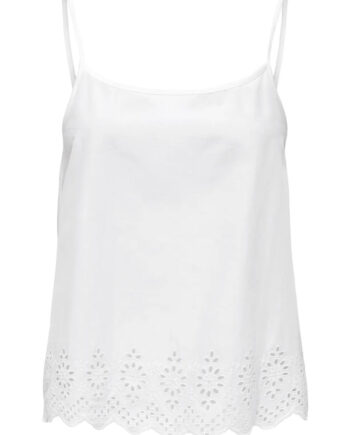 Only Top Lou Singlet Bright White