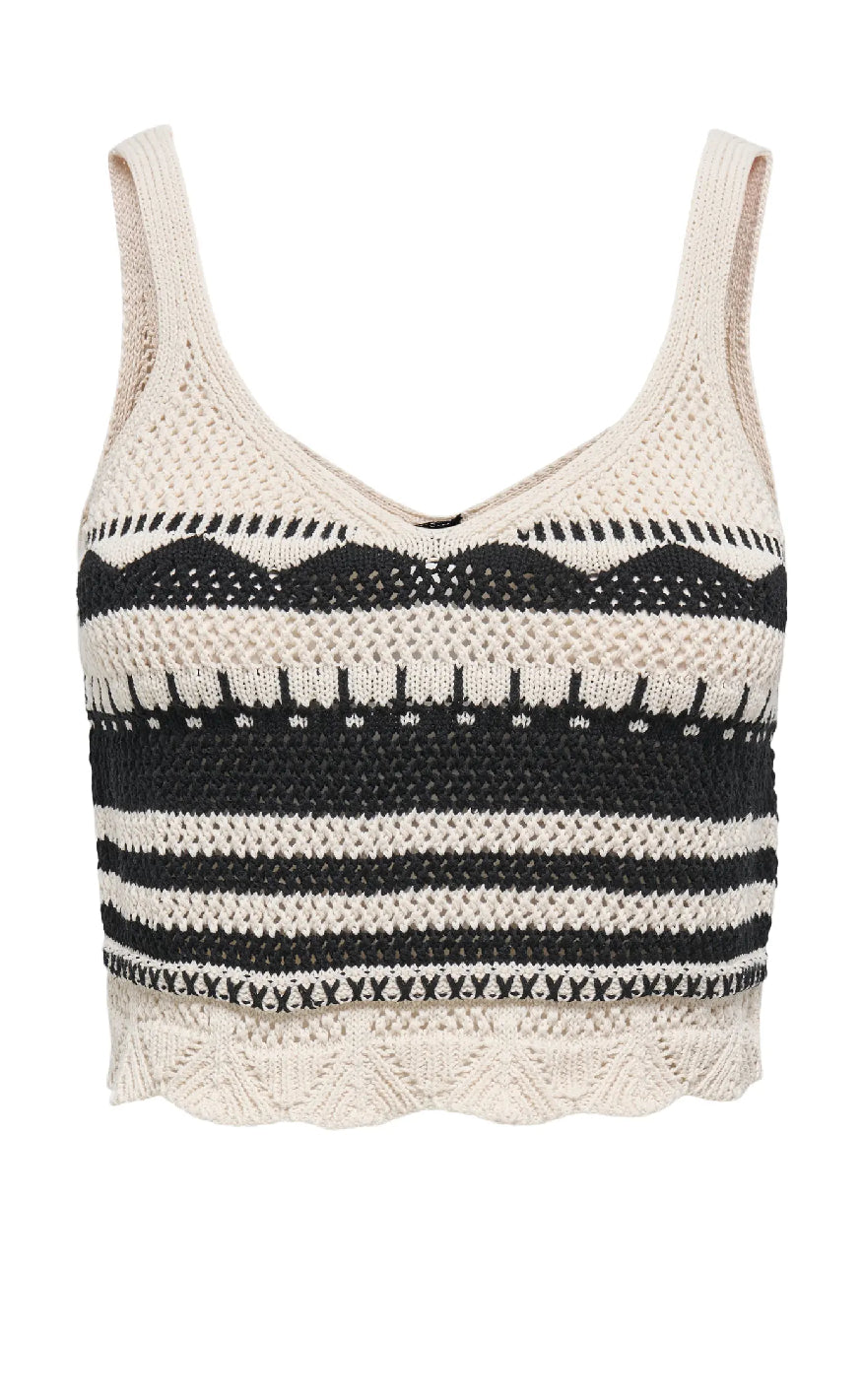 Only Top Merida Life Ecru Black
