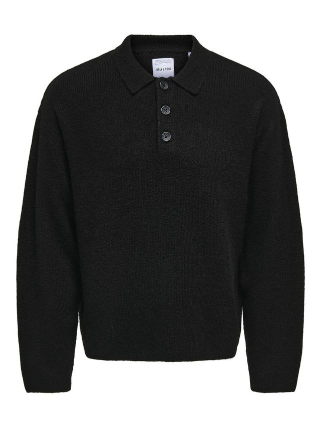Onsrush Life Ds Button Polo Knit