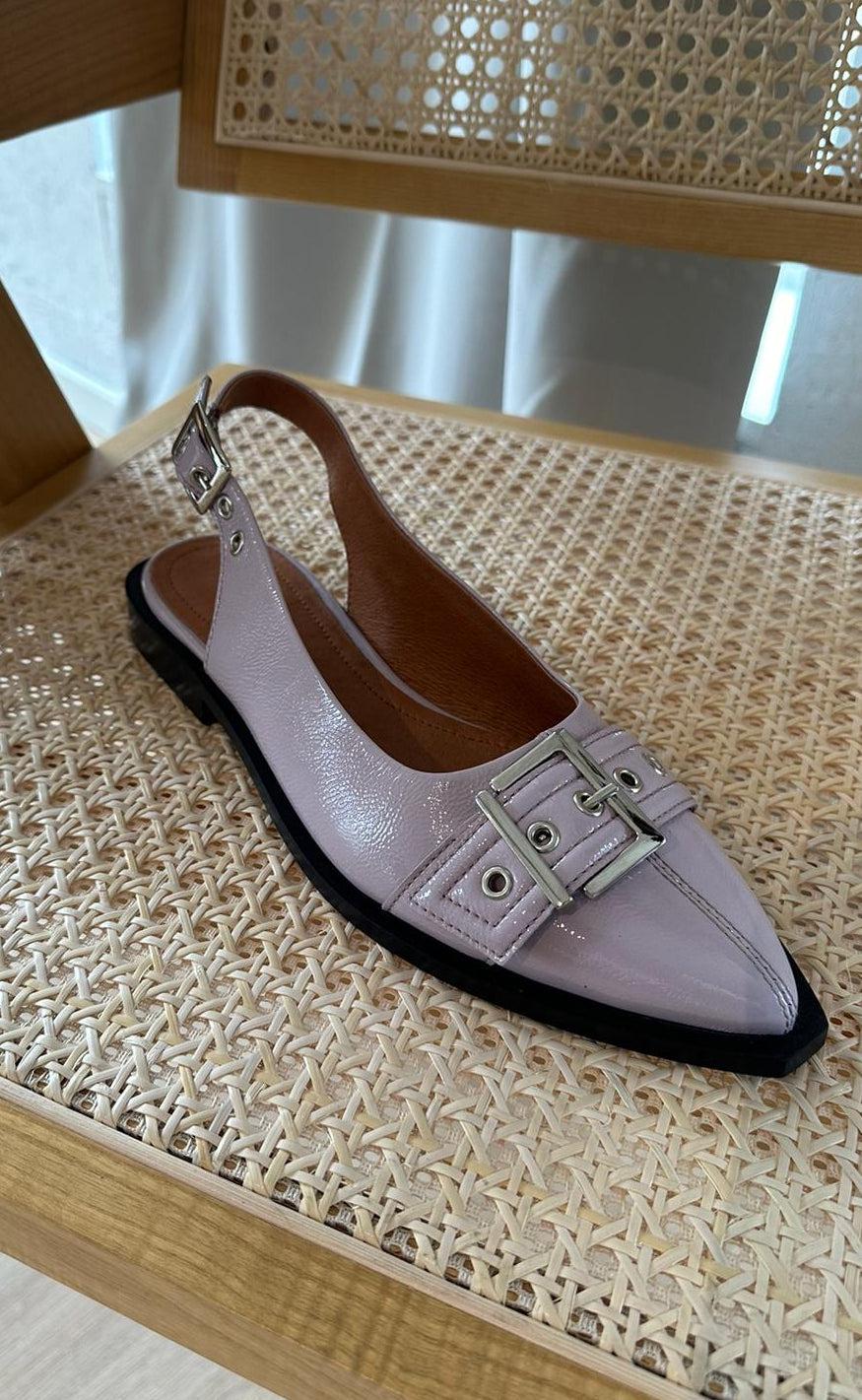 Phenumb Ballerina Want Leather Patent Lavender