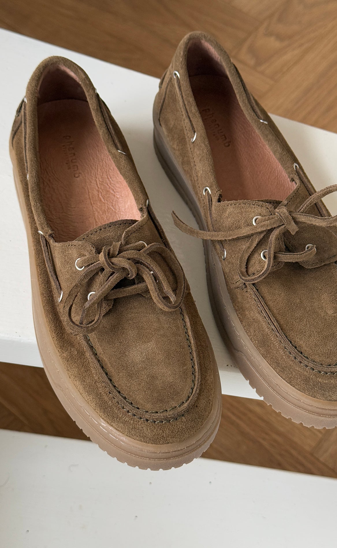 Phenumb Sko Tide Suede Taupe