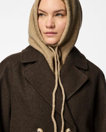 Pieces Balaclava Filisa Silver Mink