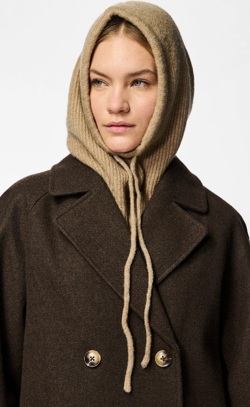 Pieces Balaclava Filisa Silver Mink
