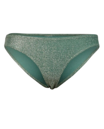 Pieces Bikini Underdel Bling Dark Green Silver Lurex