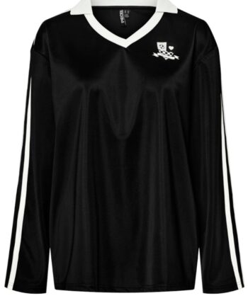 Pieces Bluse Grace Black Bright White