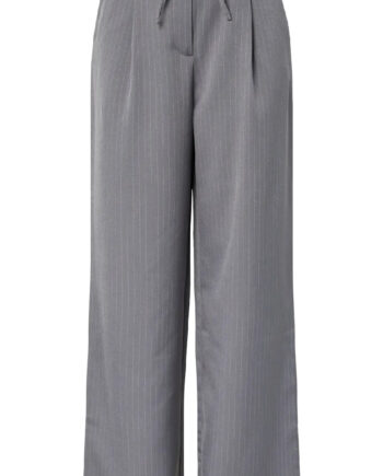 Pieces Bukser Falka Grey Pinstripe