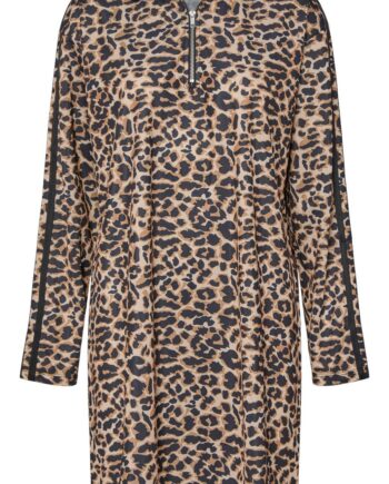 Pieces Kjole Grace Black Leo    Black Stripe