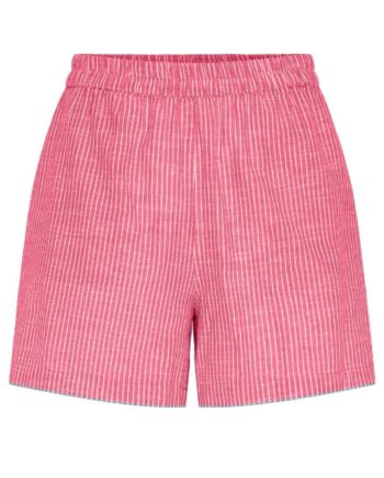 Pieces Shorts Apia Pink Lemonade Bright White