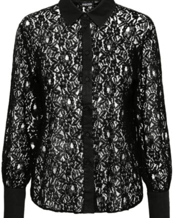 Pieces Skjorte Mira Black