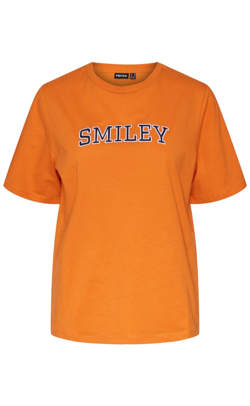 Pieces -shirt Molly Persimmon Orange