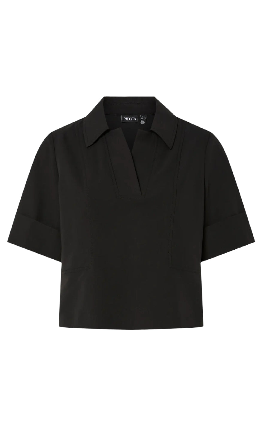Pieces Top Frida Black