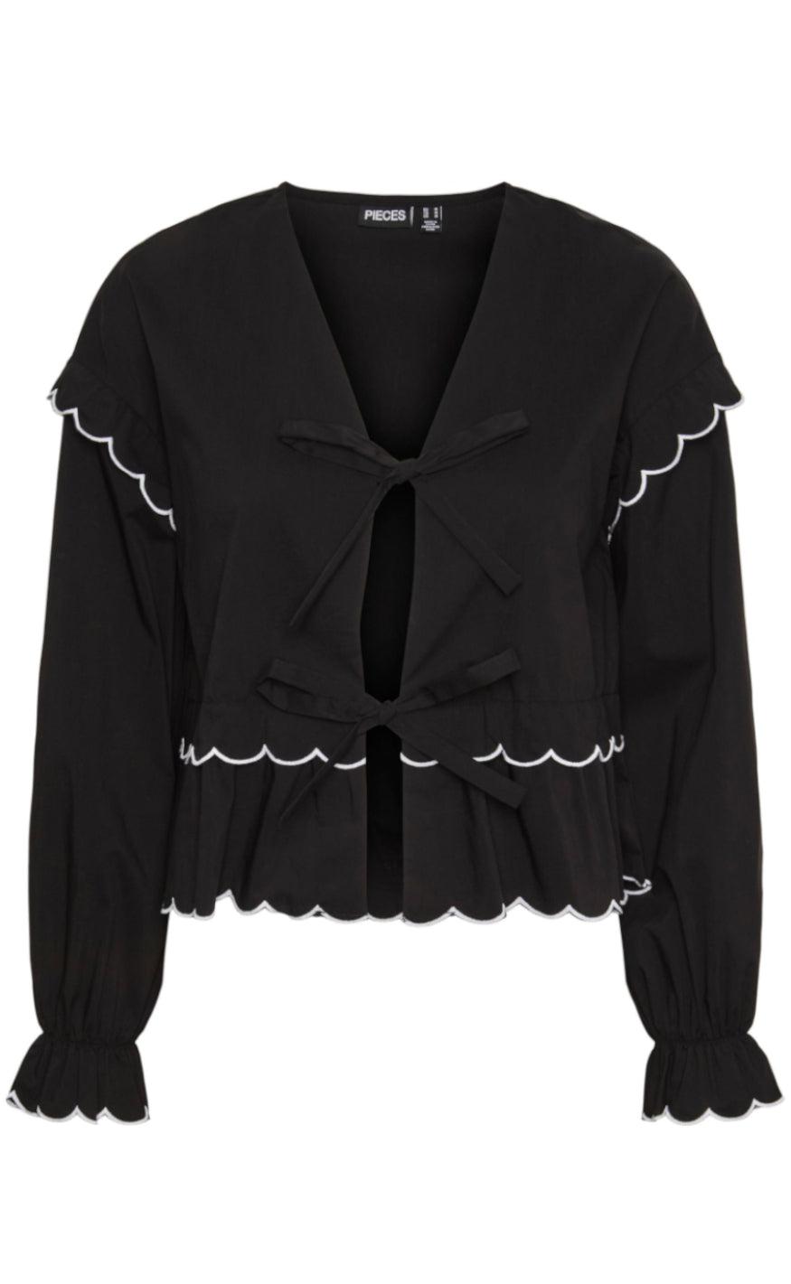 Pieces Top Luna Black