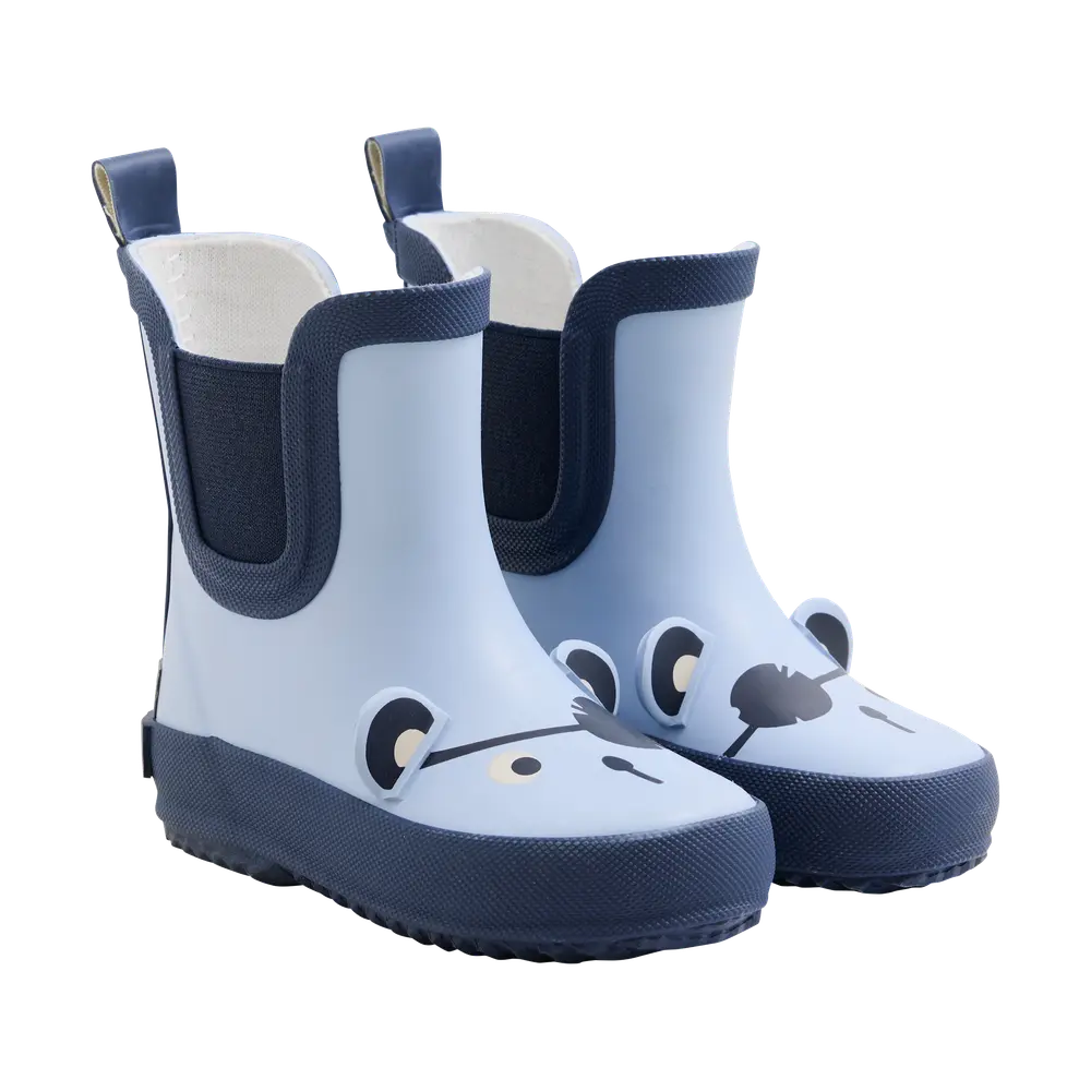 Pirat 3d Gummistøvle Korte Blue Fog 24