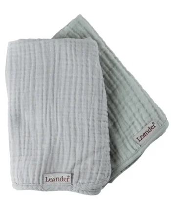 Pusleunderlag  Muslin    Pk -pearl Grey Sage Green