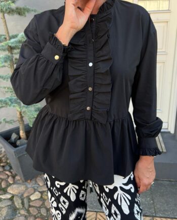 Say Ina Copenhagen Bluse Frida Black
