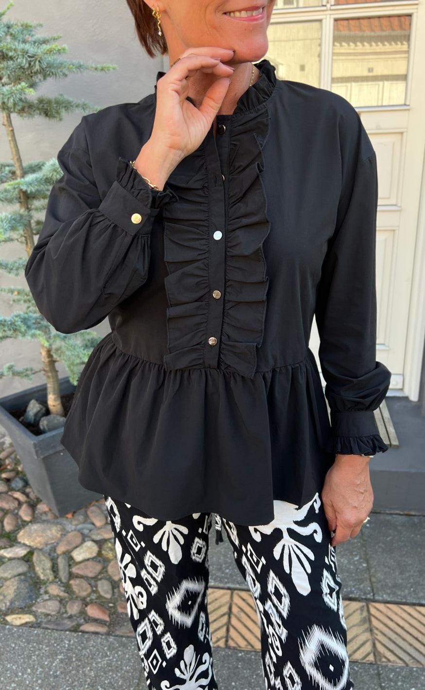 Say Ina Copenhagen Bluse Frida Black