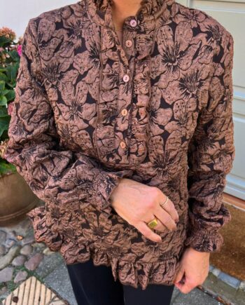 Say Ina Copenhagen Bluse Roxie Brown