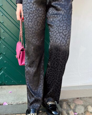 Say Ina Copenhagen Bukser Ida Black Leopard