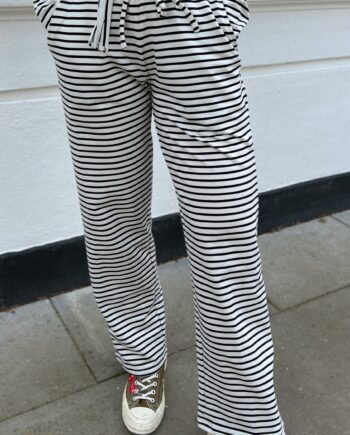 Say Ina Copenhagen Bukser Kasia Black   White Striped