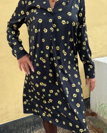 Say Ina Copenhagen Kjole Alina Yellow Flower