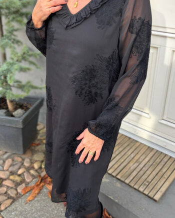 Say Ina Copenhagen Kjole Anbritt Black    Pattern