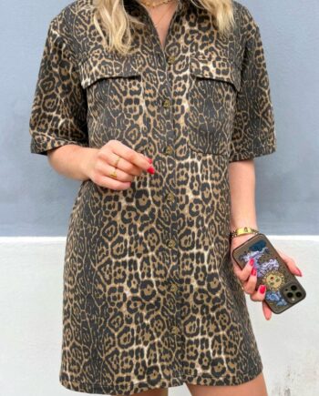 Say Ina Copenhagen Kjole Ciska Leopard