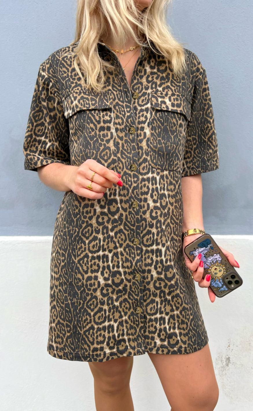 Say Ina Copenhagen Kjole Ciska Leopard