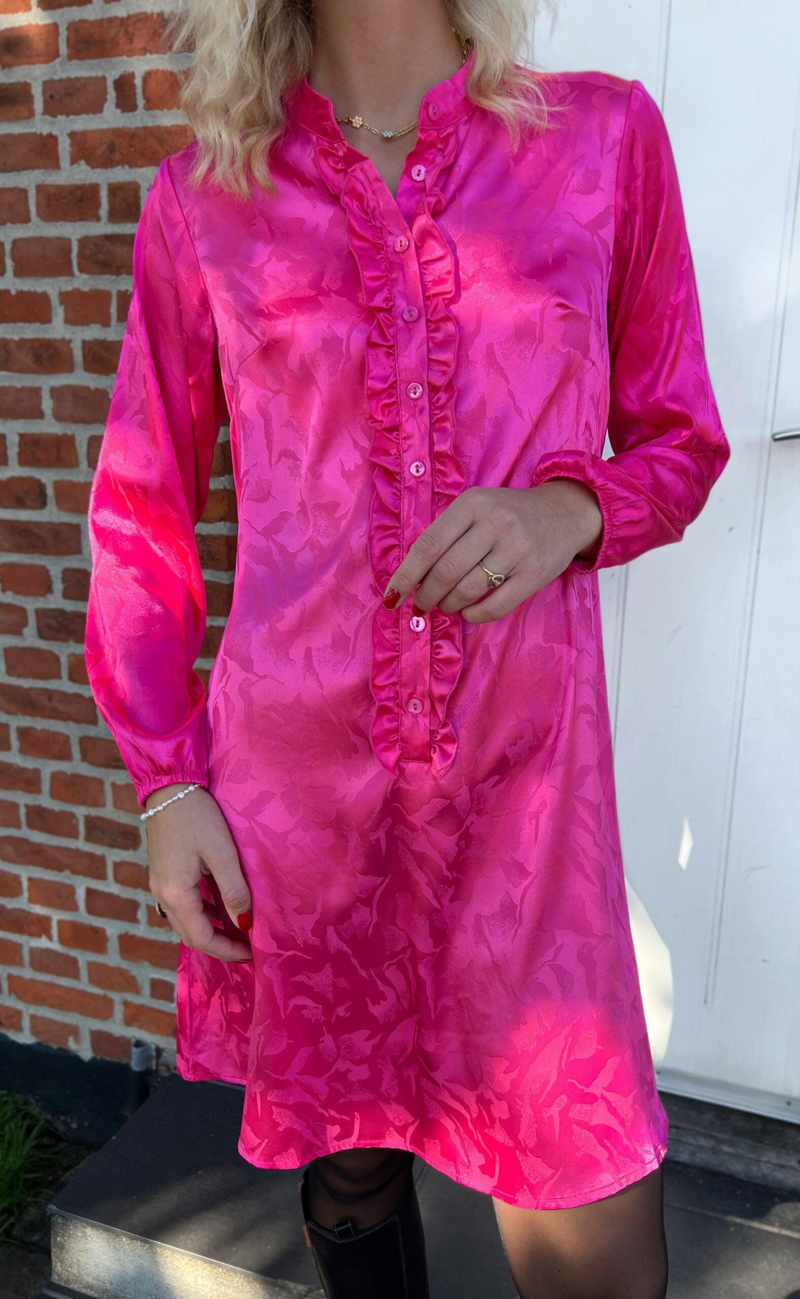 Say Ina Copenhagen Kjole Florina Pink Flower