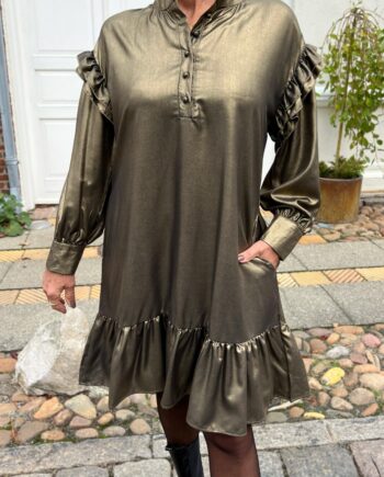Say Ina Copenhagen Kjole Lisa Black    Gold Glitter