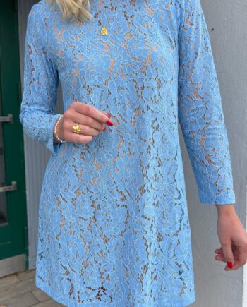 Say Ina Copenhagen Kjole Mette Lace Light Blue