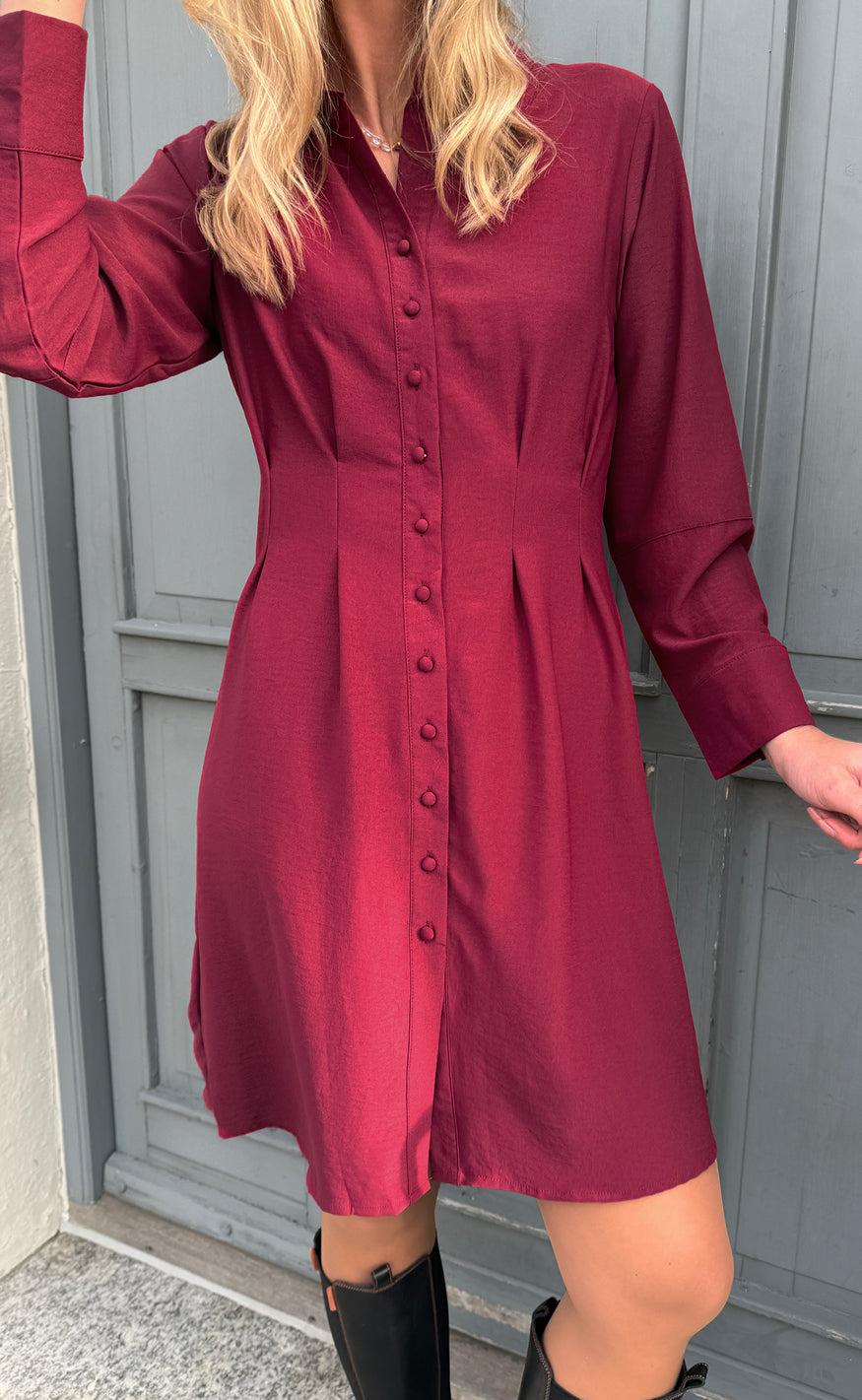 Say Ina Copenhagen Kjole Mille Bordeaux