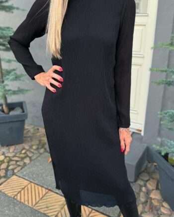Say Ina Copenhagen Kjole Pernille Plisse Black