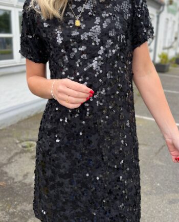 Say Ina Copenhagen Kjole Rebecca Sequin Black