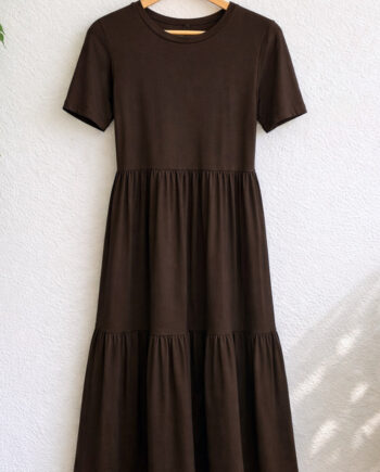 Say Ina Copenhagen Kjole Soffi Dark Brown