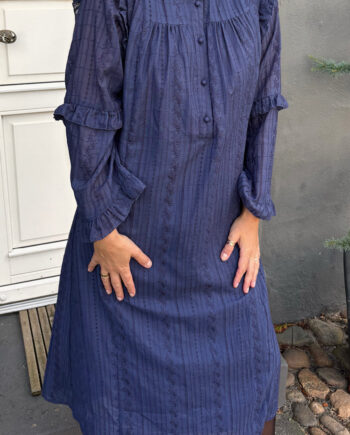Say Ina Copenhagen Kjole Tania Ls Navy Blue